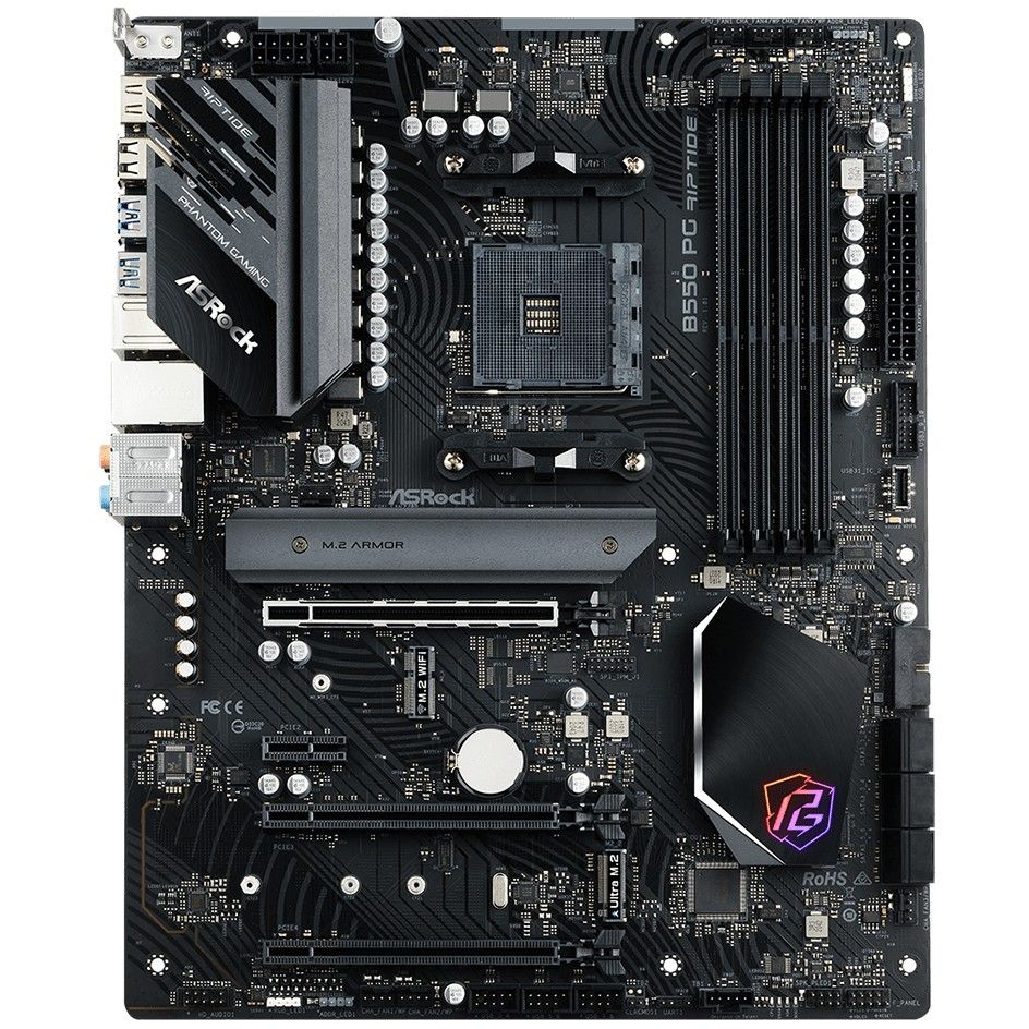 Pllakë Amë AMD ASRock B550 PG Riptide / ATX / AM4 / DDR4 - Figura 2