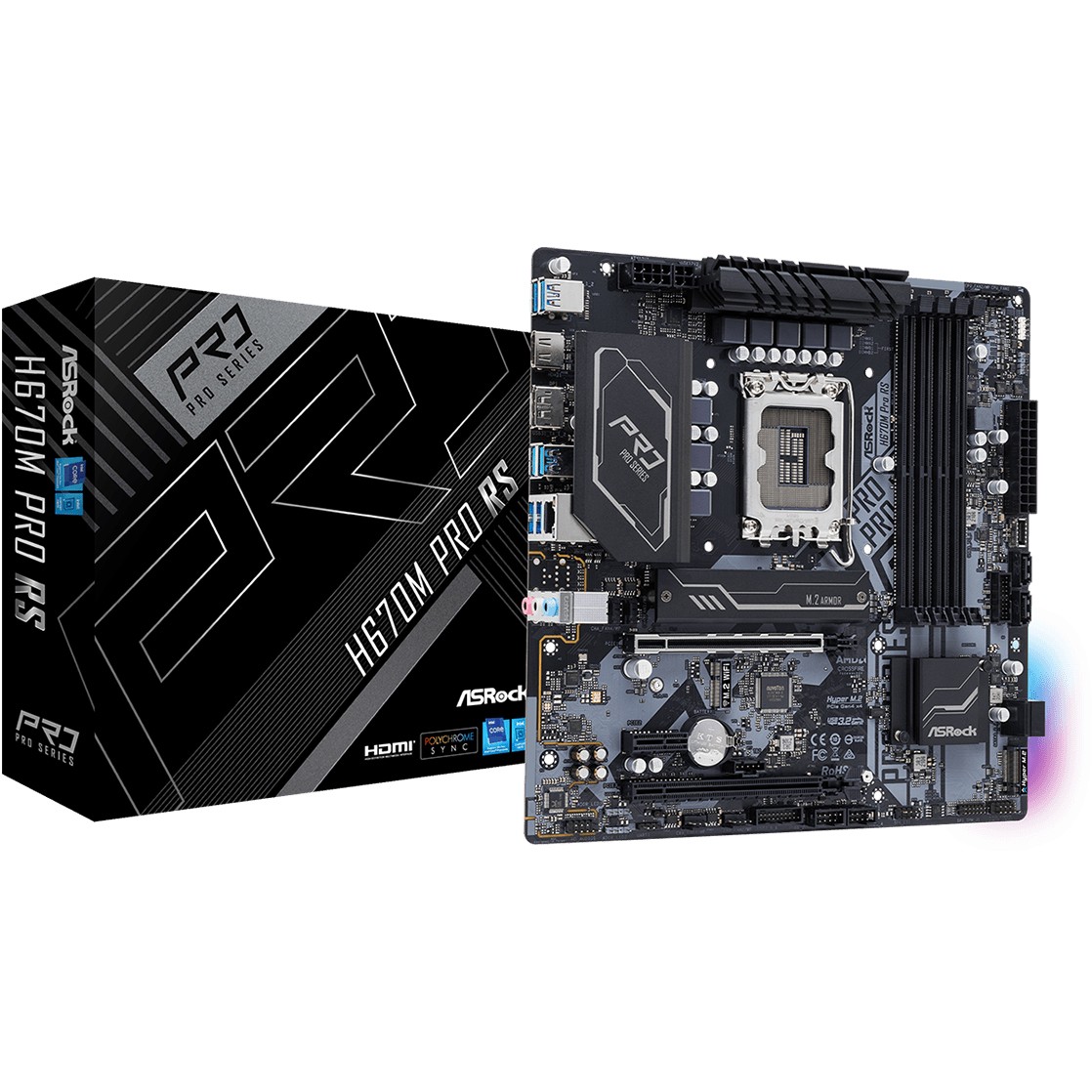 Pllakë Amë ASROCK H670M PRO RS