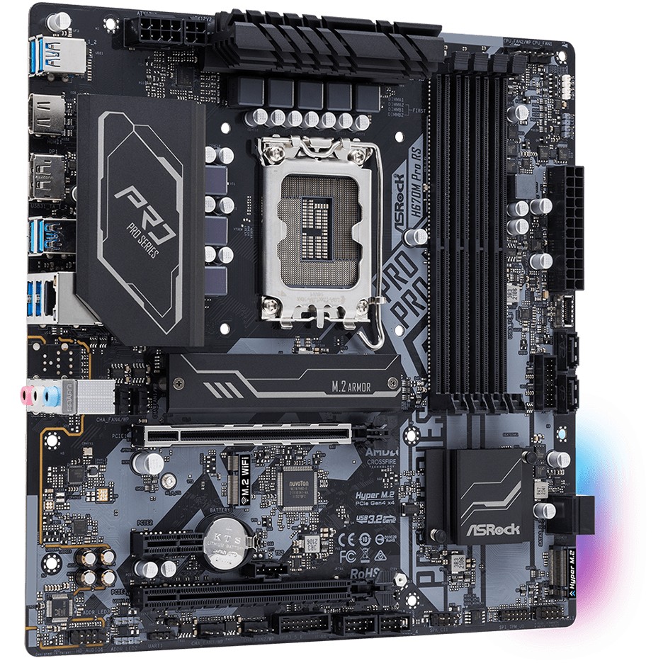 Pllakë Amë ASROCK H670M PRO RS - Figura 4