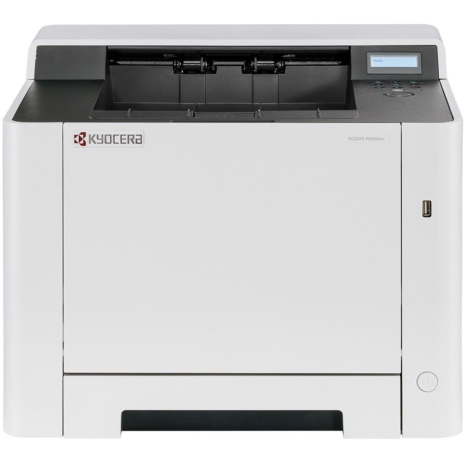 Printer Kyocera ECOSYS PA2100CX / Laser / Color / A4 / LAN / Duplex / 1200dpi / 21ppm - Bardhë