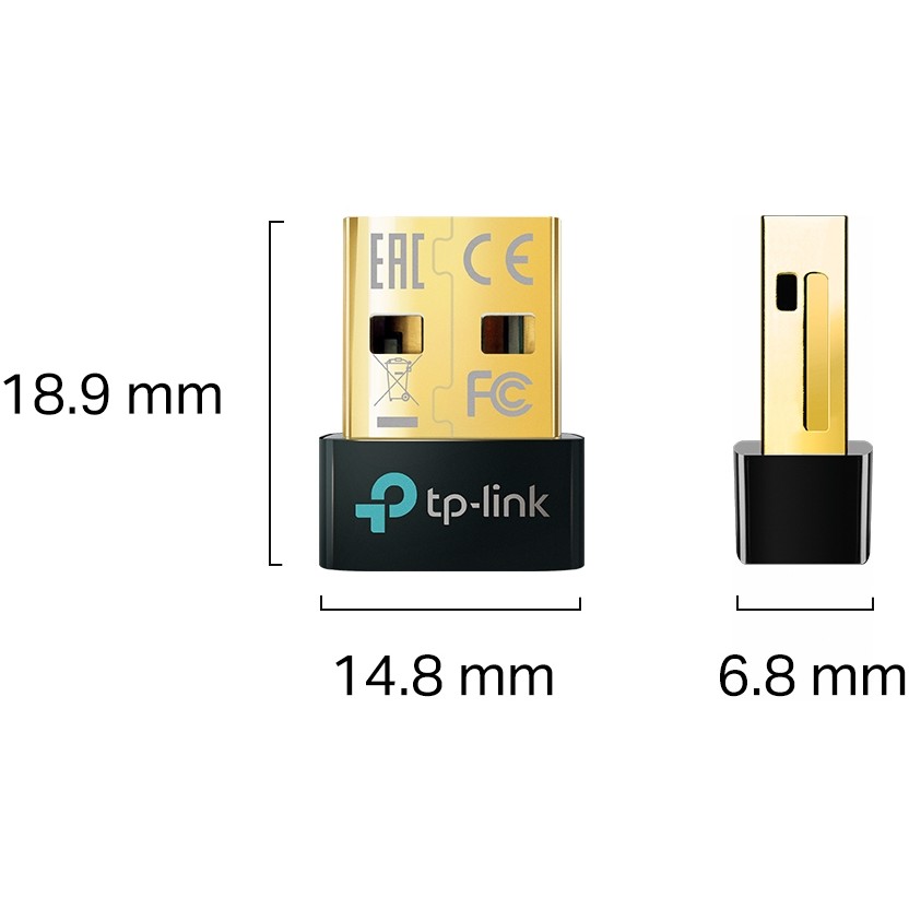 USB Bluetooth TP LINK UB500, USB Type A, e zezë - Figura 4