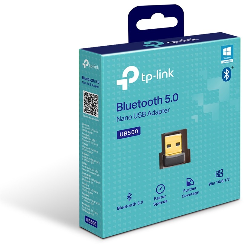 USB Bluetooth TP LINK UB500, USB Type A, e zezë - Figura 5