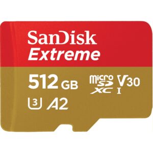 Kartë Memorie SD 512GB SanDisk Extreme MicroSDHC 190MB/s +Adapter