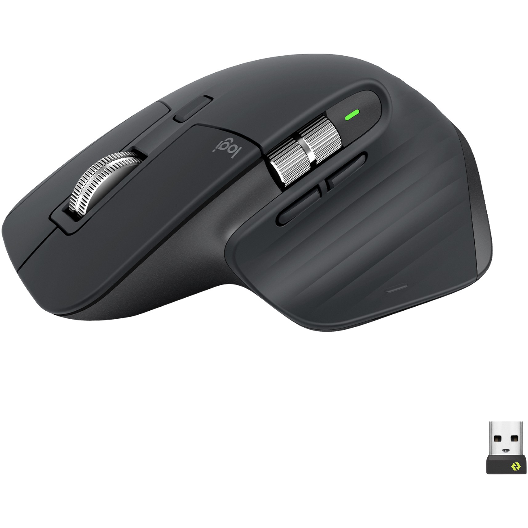 Maus Logitech Master Series MX MASTER 3S ergonomisch graphite - Figura 2