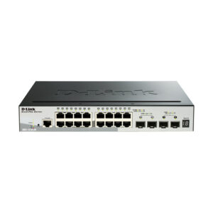 D-Link DGS-1510-52XMP 48-Port Gigabit Smart Managed PoE+ Switch | 48x PoE 370W | 4x 10G SFP+ Uplink | Layer 3 | Rackmount 48+4 Port Enterprise Switch