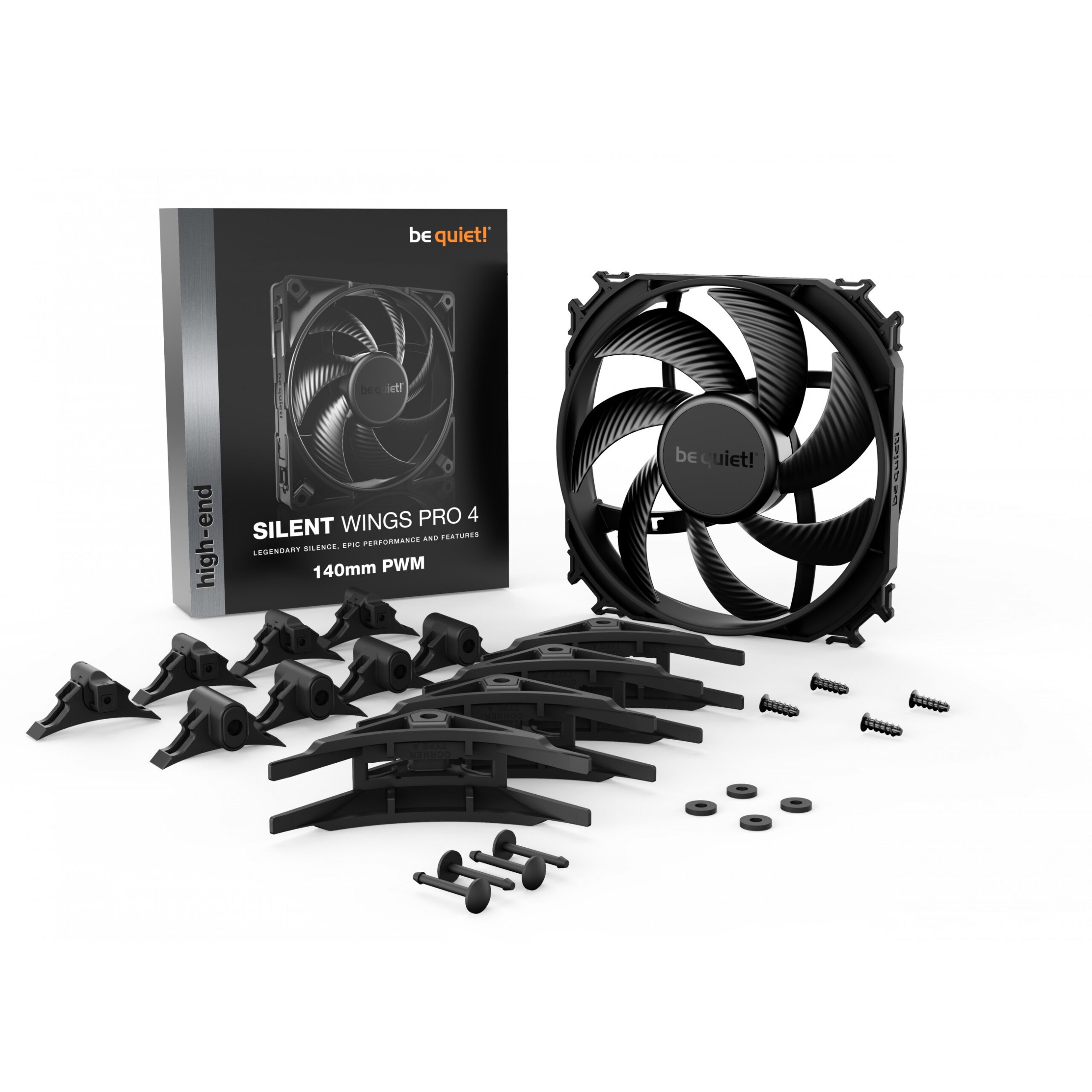 Ftohës për Kasë 140mm be quiet! SILENT WINGS PRO 4 PWM - Figura 5