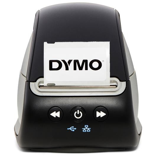 Printer Label për etiketa Dymo Writer 550 Turbo / 300dpi / USB / LAN / e zezë dhe hiri