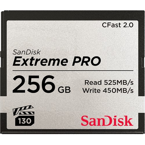 Kartë Memorie SD CARD 256GB SanDisk Extreme Pro 525MB/s CFast 2.0