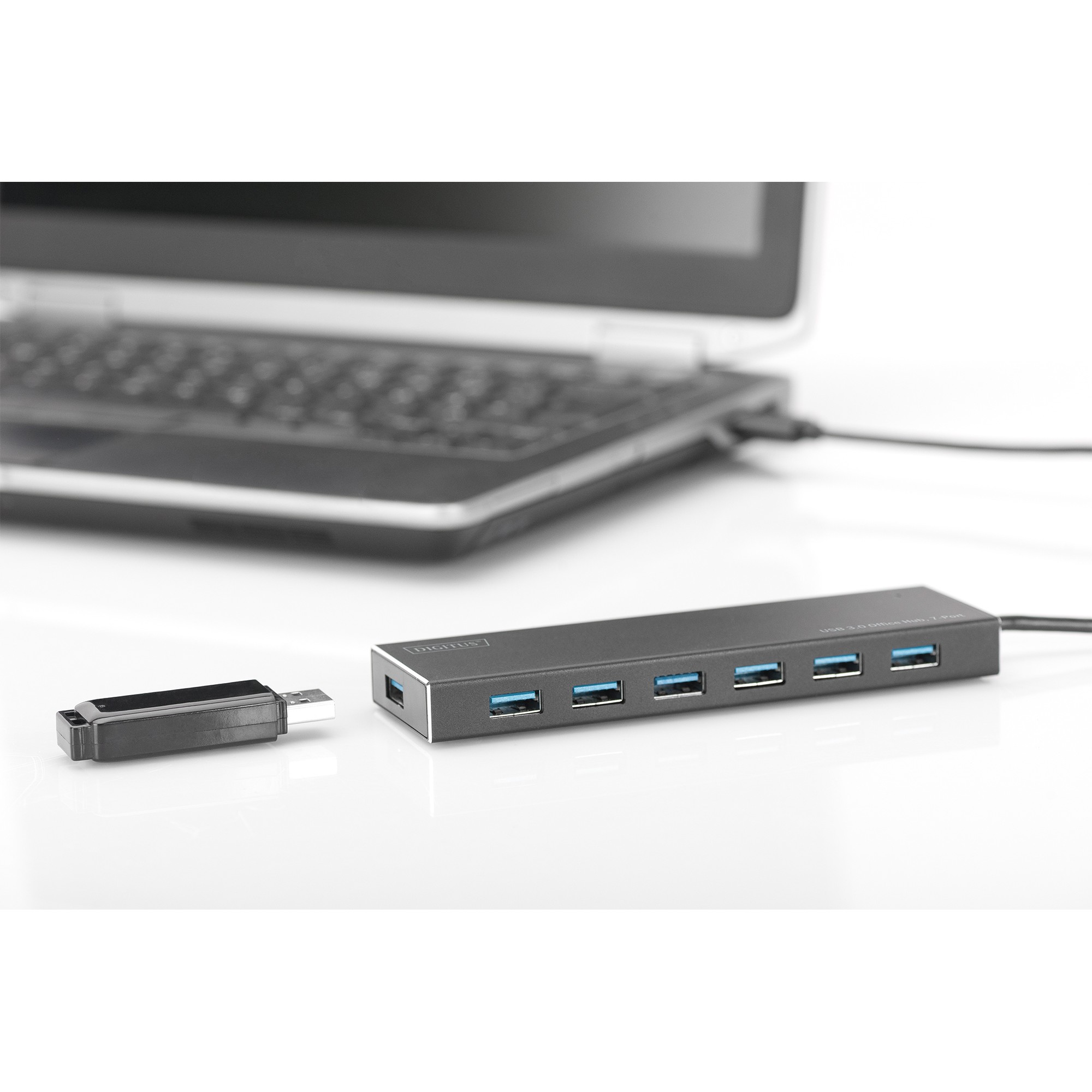 Hub USB Digitus DA-70241-1, 7 porte USB 3.0 - Figura 2