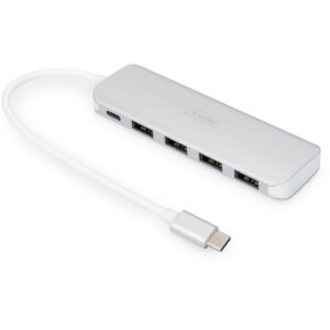 Hub USB Digitus DA-70242-1, 5 porte USB 3.0, 1 USB-C