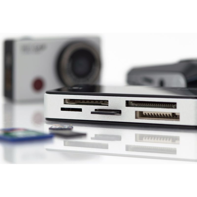Kabllo USB Lexues kartash DIGITUS USB 3.0 / i jashtëm - Zezë/Argjend - Figura 3