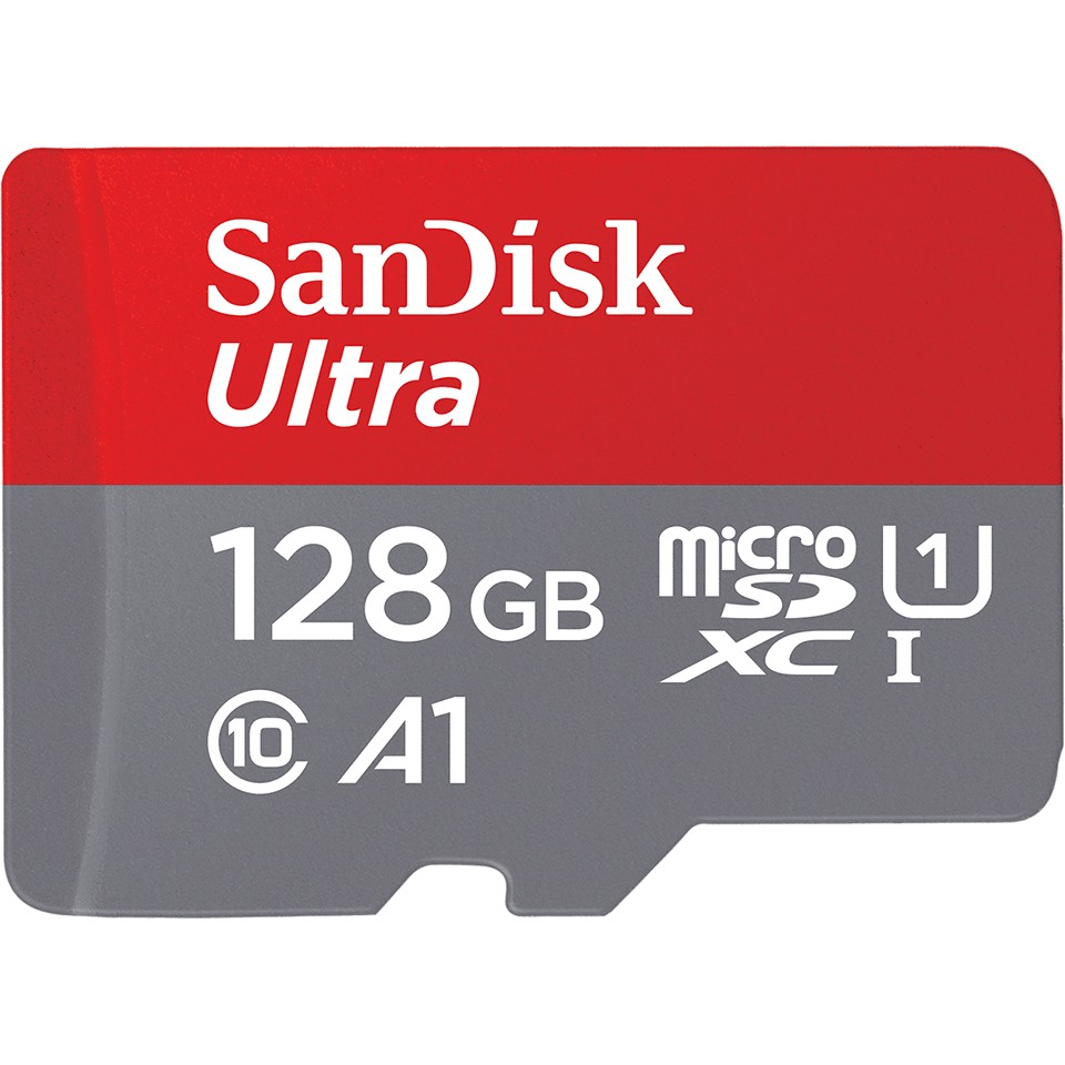 Kartë Memorie SD CARD 128GB SanDisk Ultra microSDXC 100MB/s +Adapter