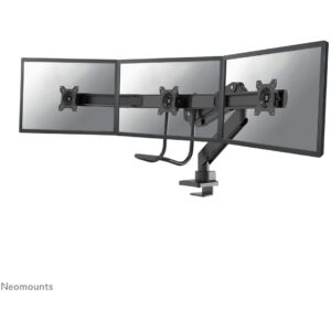 Mbajtëse për Monitor Neomounts NM-D775DX3BLACK Tischhalterung me dorëz për mbajtjen e tre ekranëve të sheshtë deri në 27" (68.6 cm)