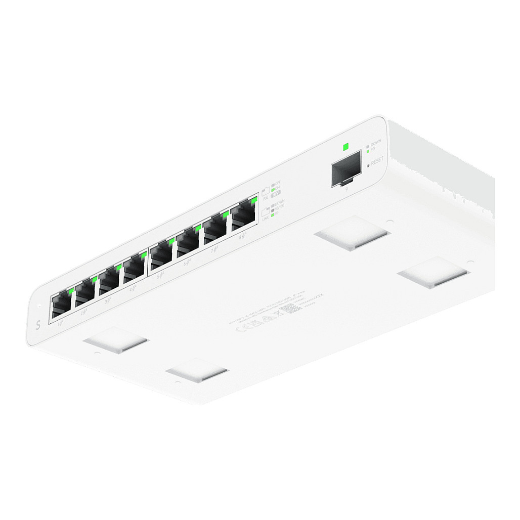 Ubiquiti UISP-S 8-Port Gigabit PoE Switch me 1x SFP Passive PoE për ISP / Wireless Network - Figura 5