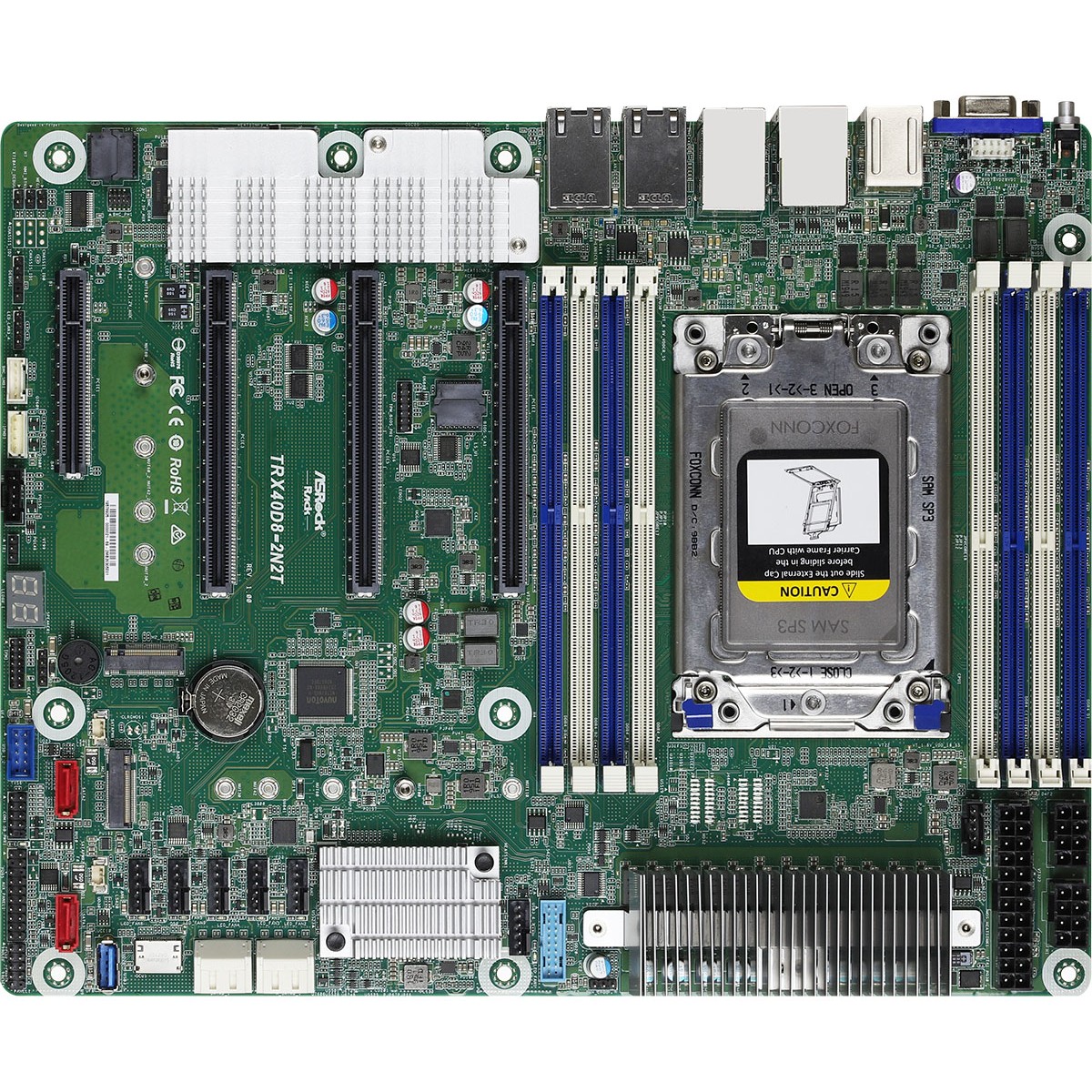 Pllakë Amë MB Server TR4 ASRock Rack TRX40D8-2N2T