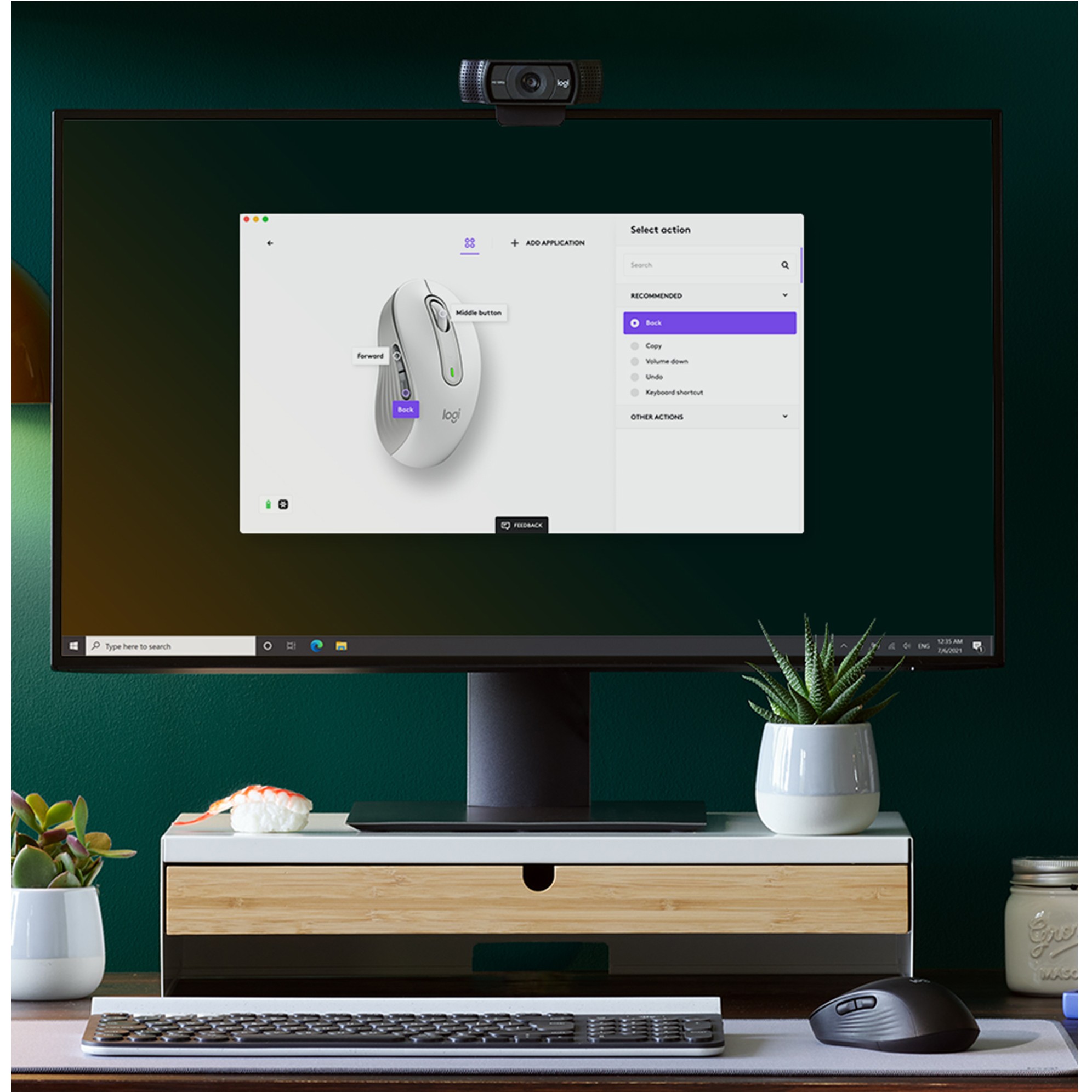 Maus Logitech M650/ Wireless/ i bardhë - Figura 5