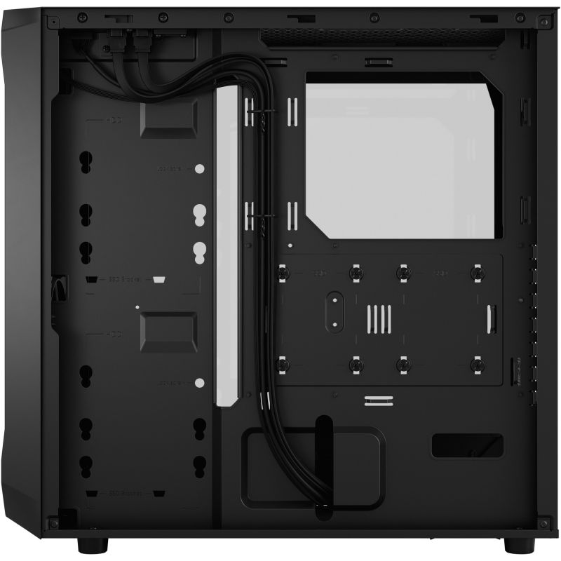 Kasë Midi Fractal Design Focus 2 Window – Zezë - Figura 6