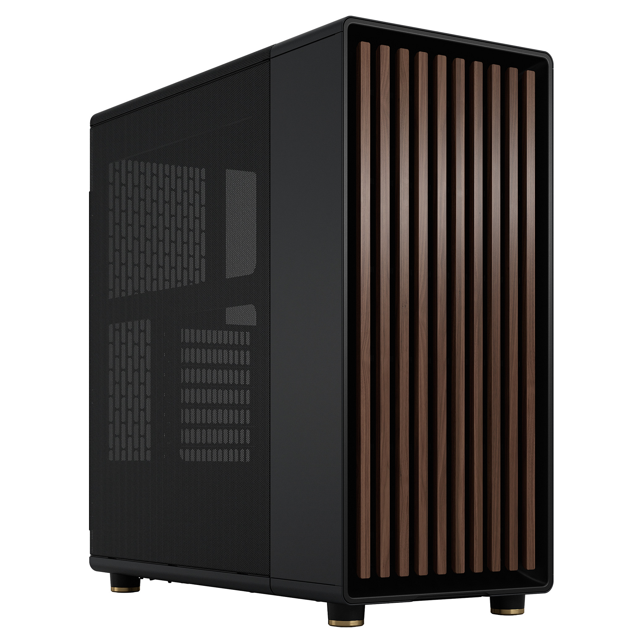 Kasë Midi Fractal Design North Mesh Window - Zezë