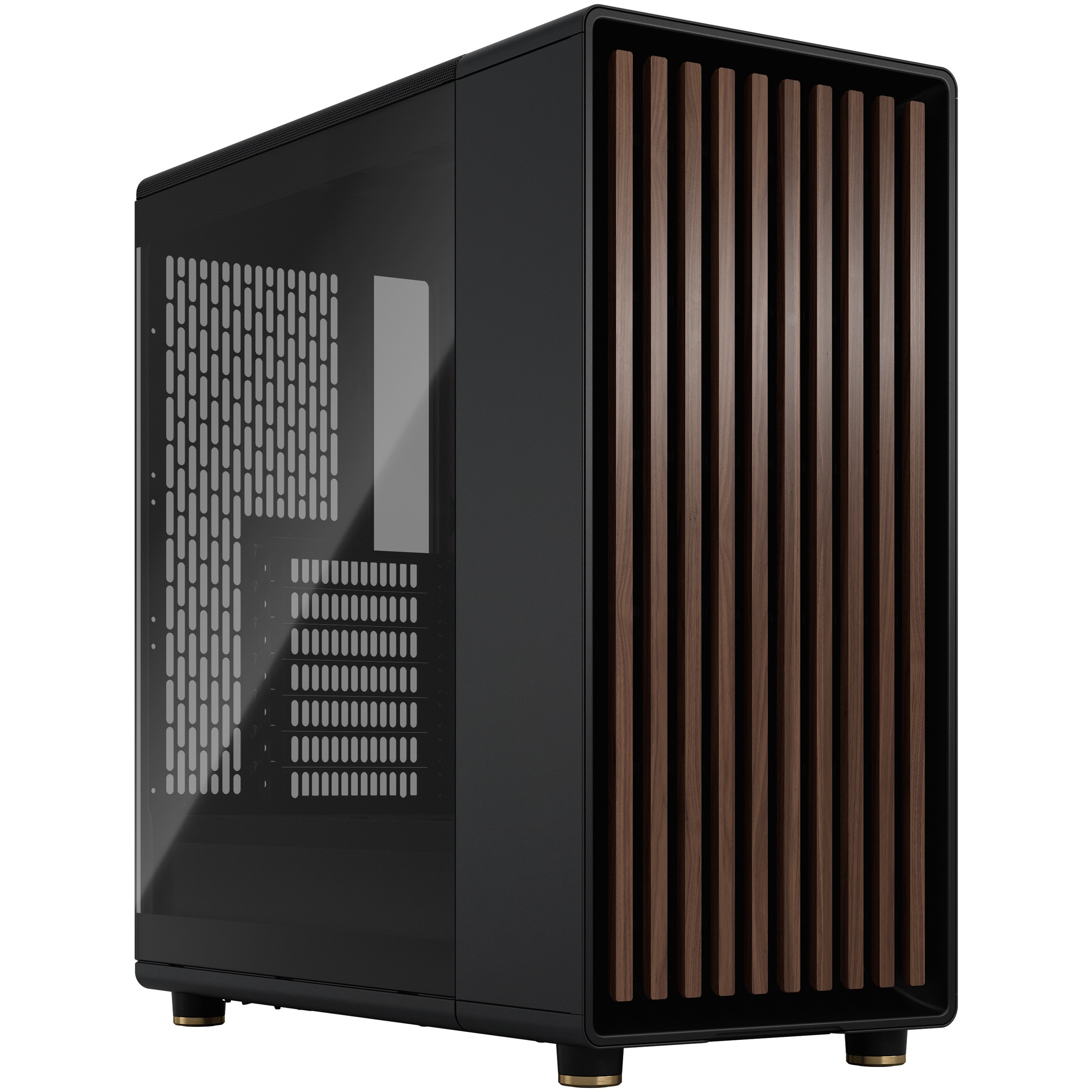 Kasë Fractal Design North Charcoal Window Clear Midi Tower - Zezë