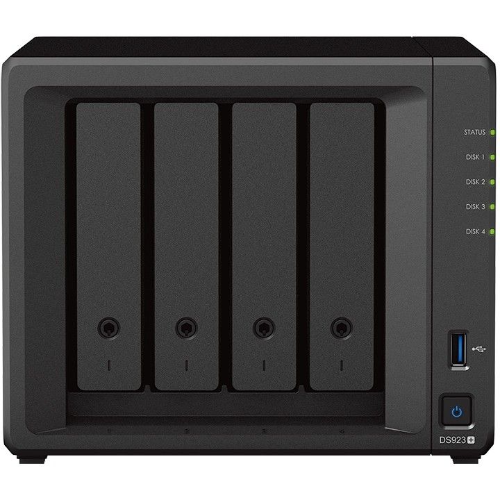NAS Synology DS923+ / 4‑Bay / AMD Ryzen / 4GB DDR4 ECC / 2x USB 3.2 Gen1 - Figura 2