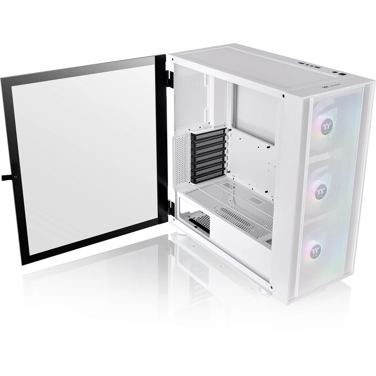 Kasë Thermaltake H570 TG ARGB Midi Tower - Bardhë - Figura 4