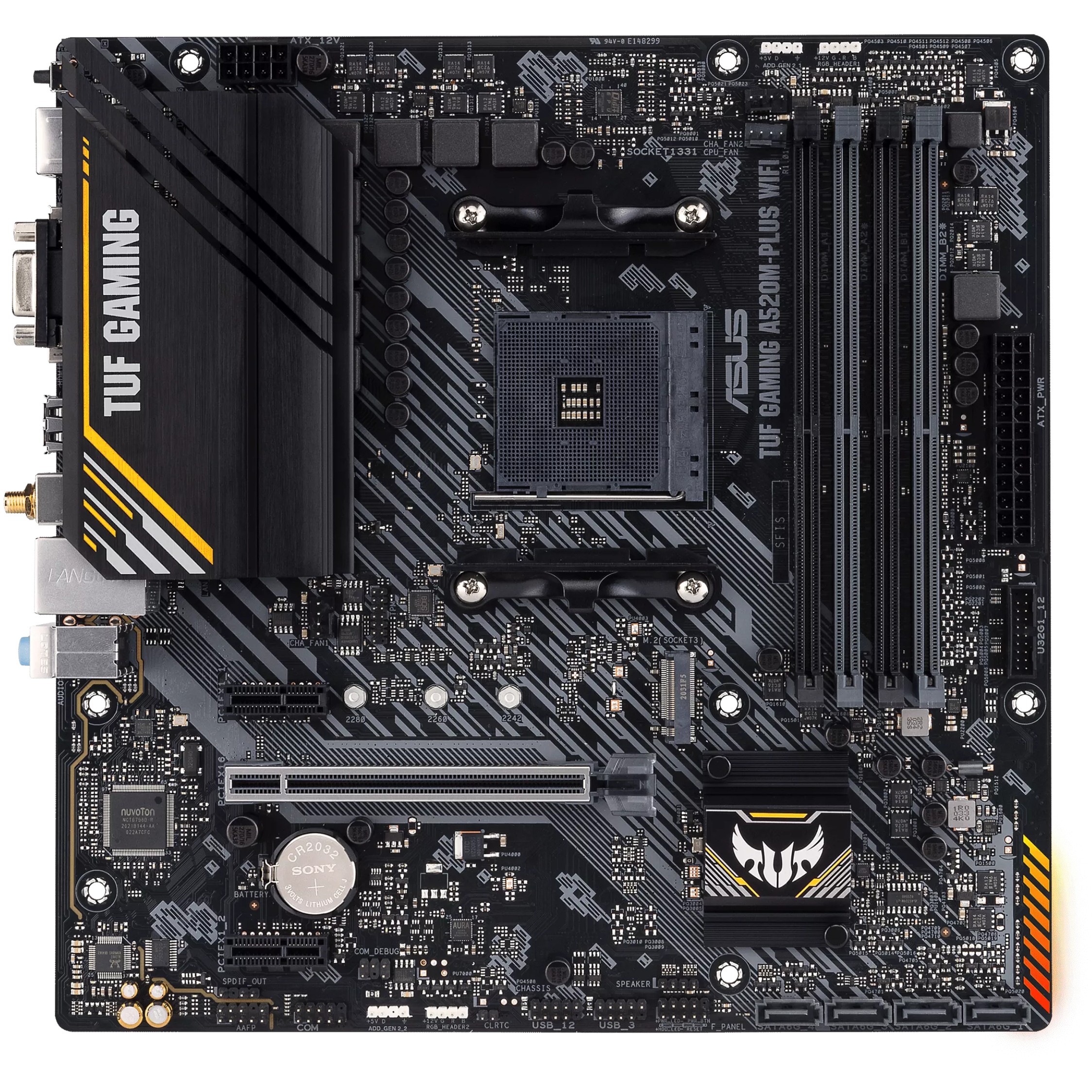 Pllakë Amë AMD AM4 ASUS TUF Gaming A520M-PLUS / DDR4 / microATX - Figura 2