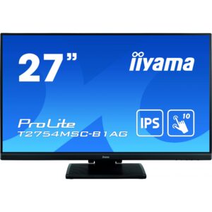 Monitor për Punë 68.6cm/27'' (1920x1080) iiyama ProLite T2754MSC-B1AG 16:9 FHD IPS Prekje 4ms 60Hz HDMI VGA USB VESA Zë Black