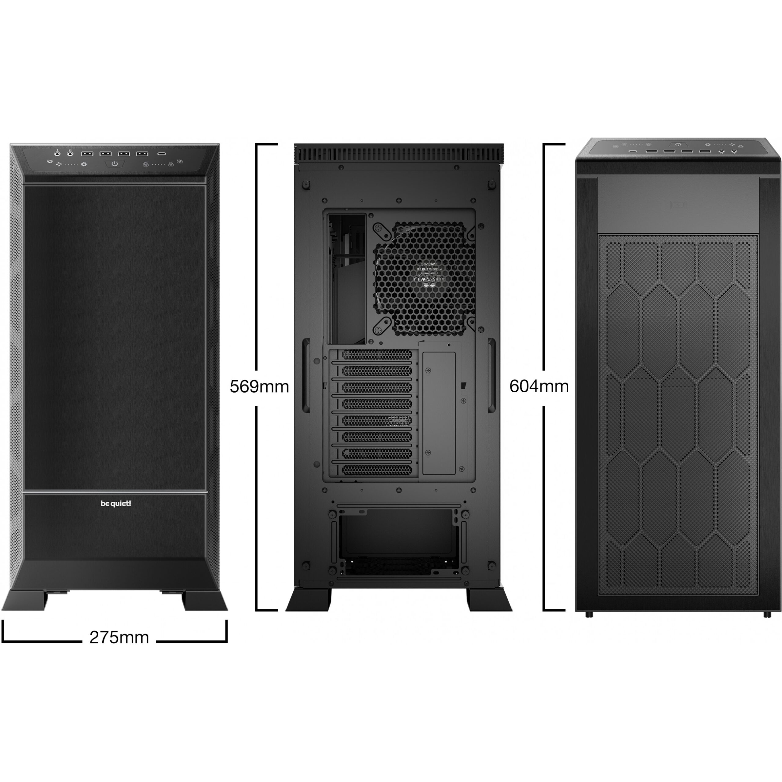 Kasë Tower be quiet! Dark Base Pro 901 – Zezë - Figura 2