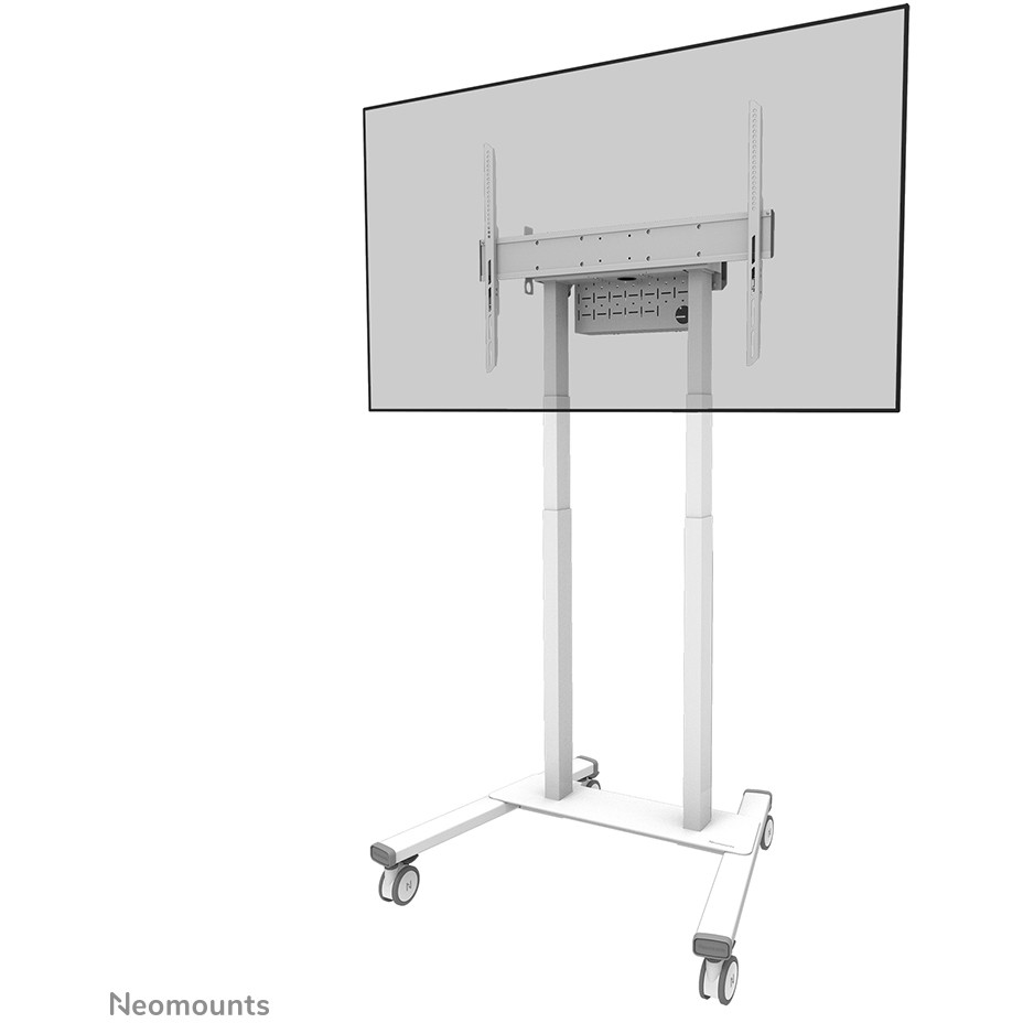 Mbajtëse për TV Neomounts FL55-875WH1 motorized floor stand for 55-100" screens - White