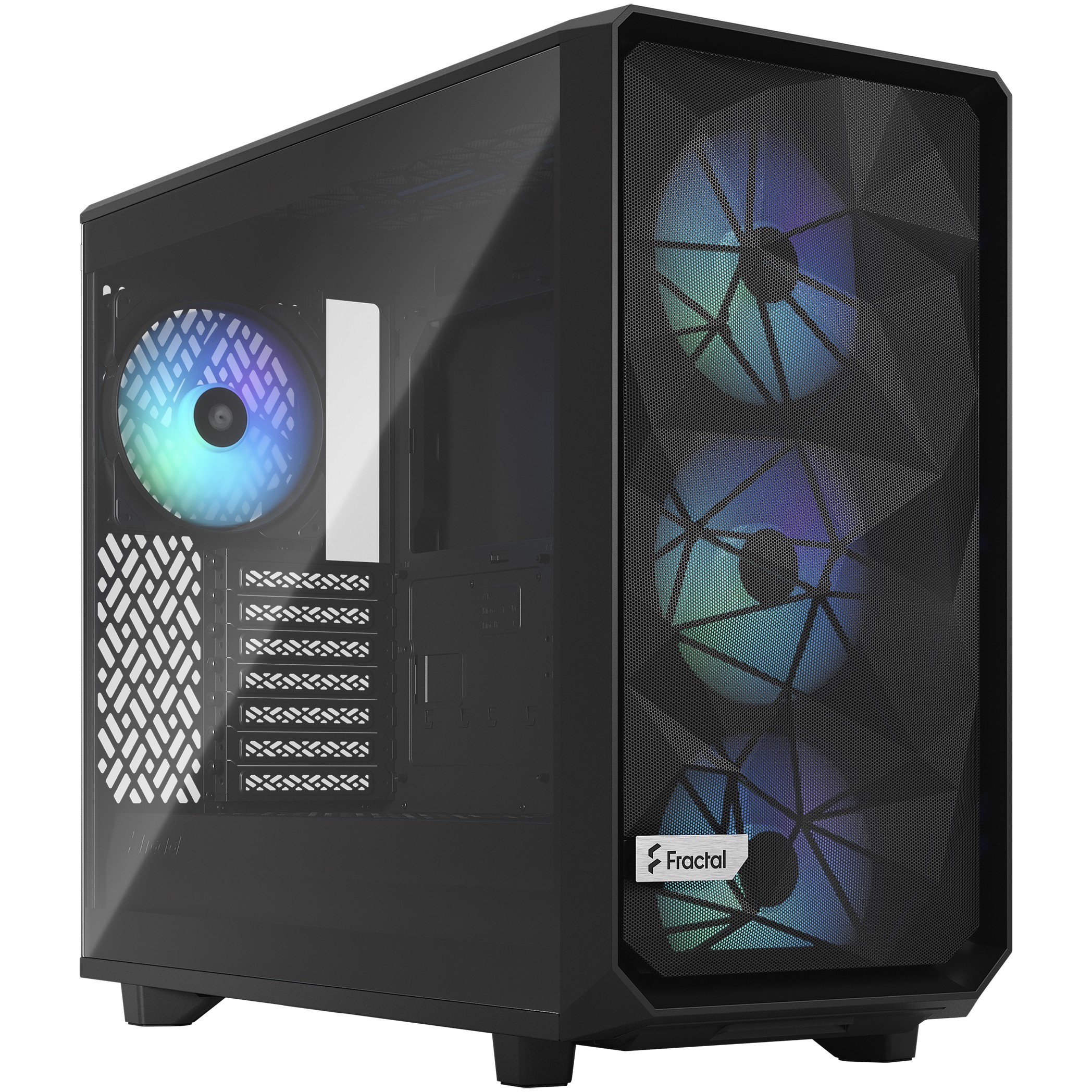 Kasë Midi Fractal Design Meshify 2 Lite RGB Black Window