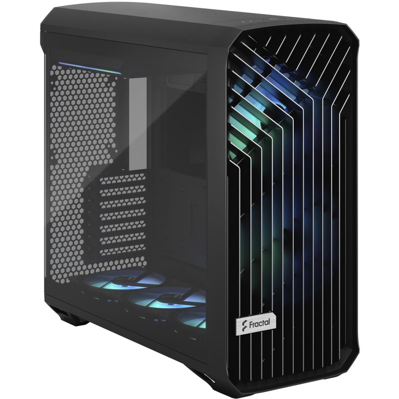 Kasë Midi Tower Fractal Design / Torrent RGB / Window - Zezë - Figura 7