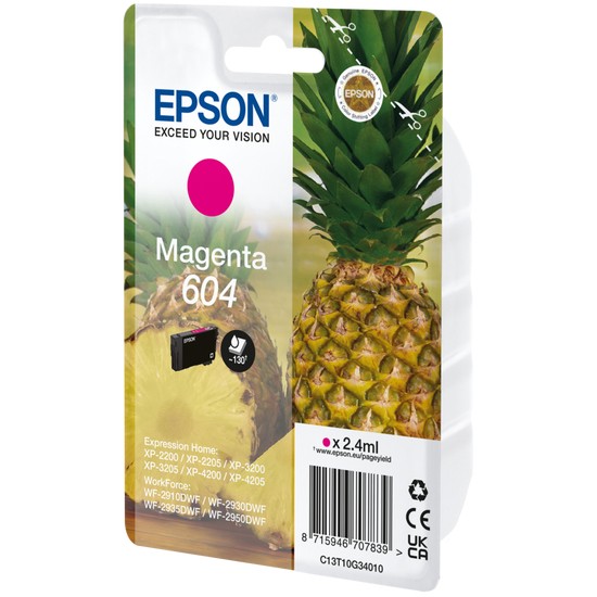 INK Epson 604 C13T10G34010 / 130 faqe – Rozë - Figura 2