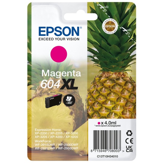 INK Epson 604XL C13T10H34010 / 350 faqe – Rozë