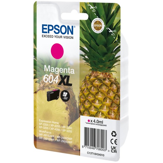 INK Epson 604XL C13T10H34010 / 350 faqe – Rozë - Figura 2