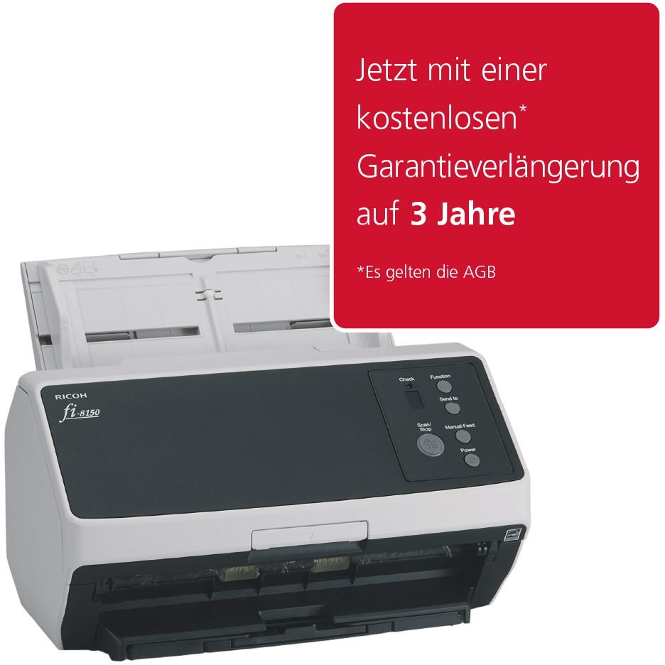Skaner Fujitsu fi-8150 Skaner dokumentesh 50 S./Min ADF Duplex USB 3.2 LAN RJ-45 - Figura 2