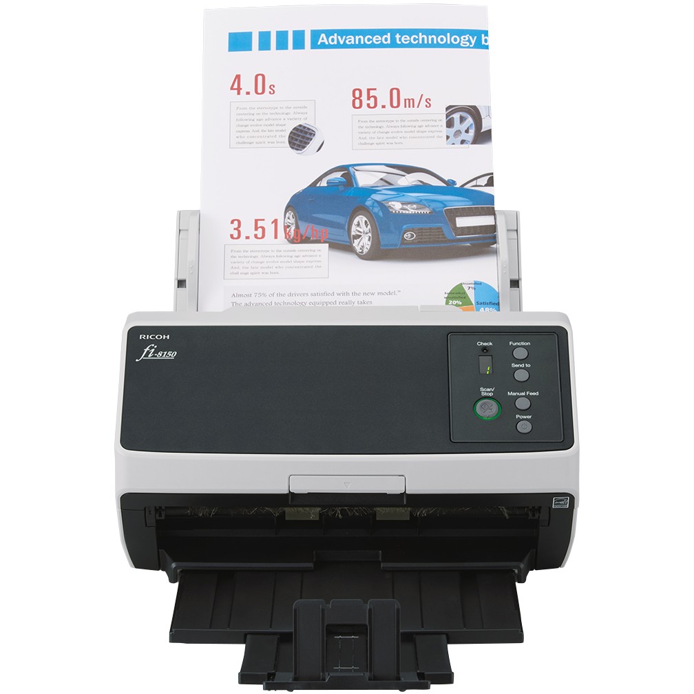 Skaner Fujitsu fi-8150 Skaner dokumentesh 50 S./Min ADF Duplex USB 3.2 LAN RJ-45 - Figura 4