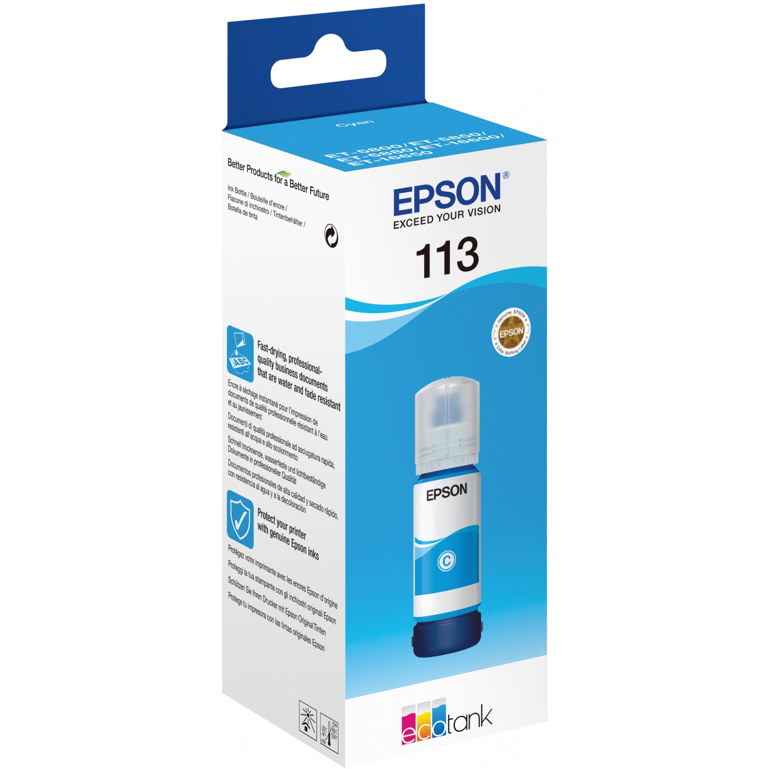 INK Epson 113 C13T06B240 / 6000 faqe – Blu - Figura 2