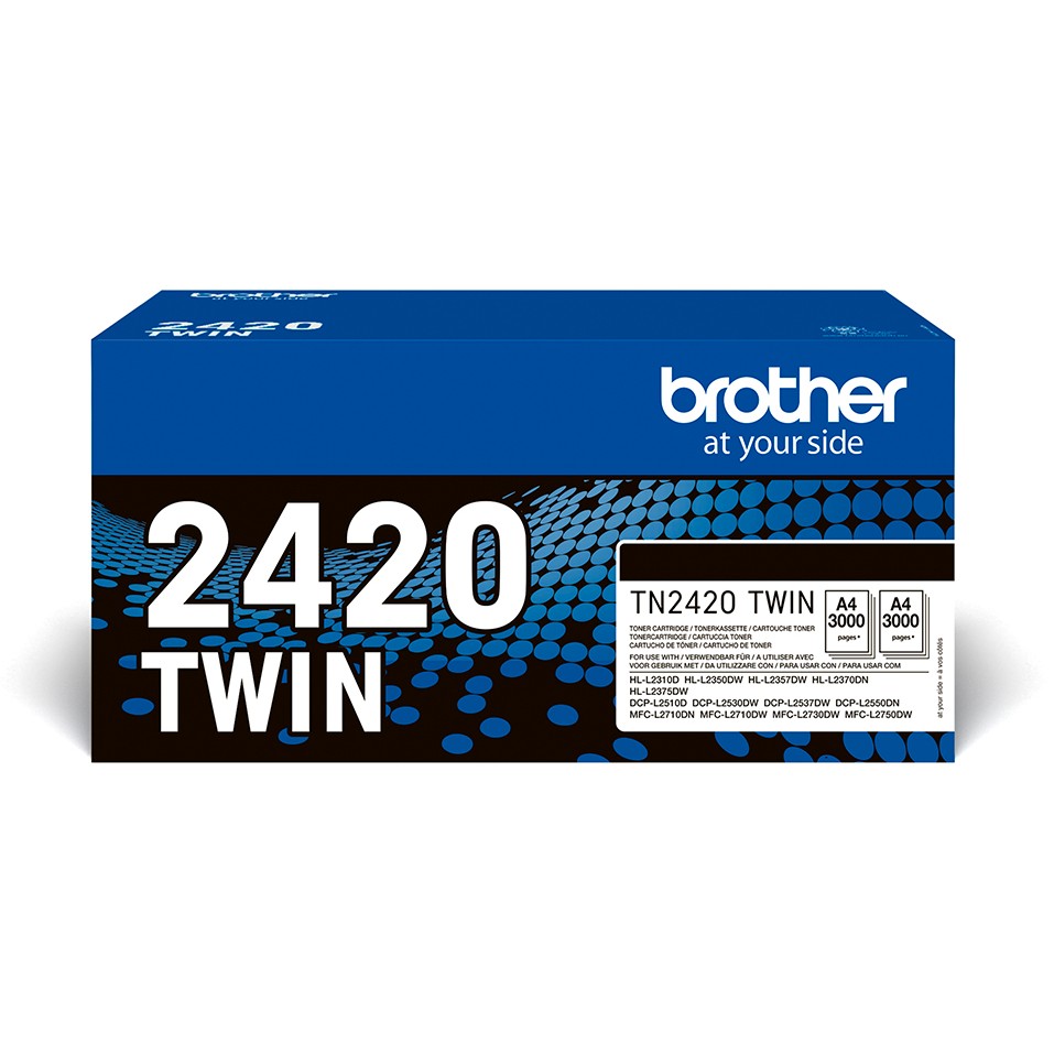 Toner Brother Toner TN-2420TWIN Zi 2er Paket deri në 3.000 faqe sipas ISO 19752