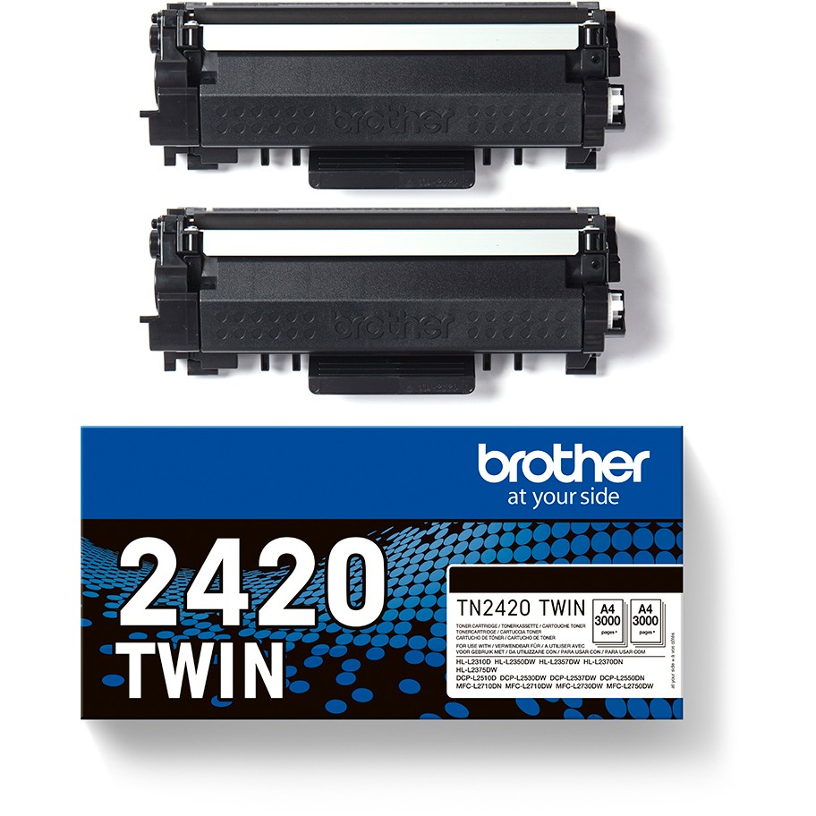Toner Brother Toner TN-2420TWIN Zi 2er Paket deri në 3.000 faqe sipas ISO 19752 - Figura 3
