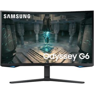Monitor 81.3cm/32'' (2560x1440) Samsung Odyssey G6 S32BG650EU 16:9 1ms 2xHDMI DisplayPort VESA Pivot Speaker QHD 240Hz Curved Gaming Black