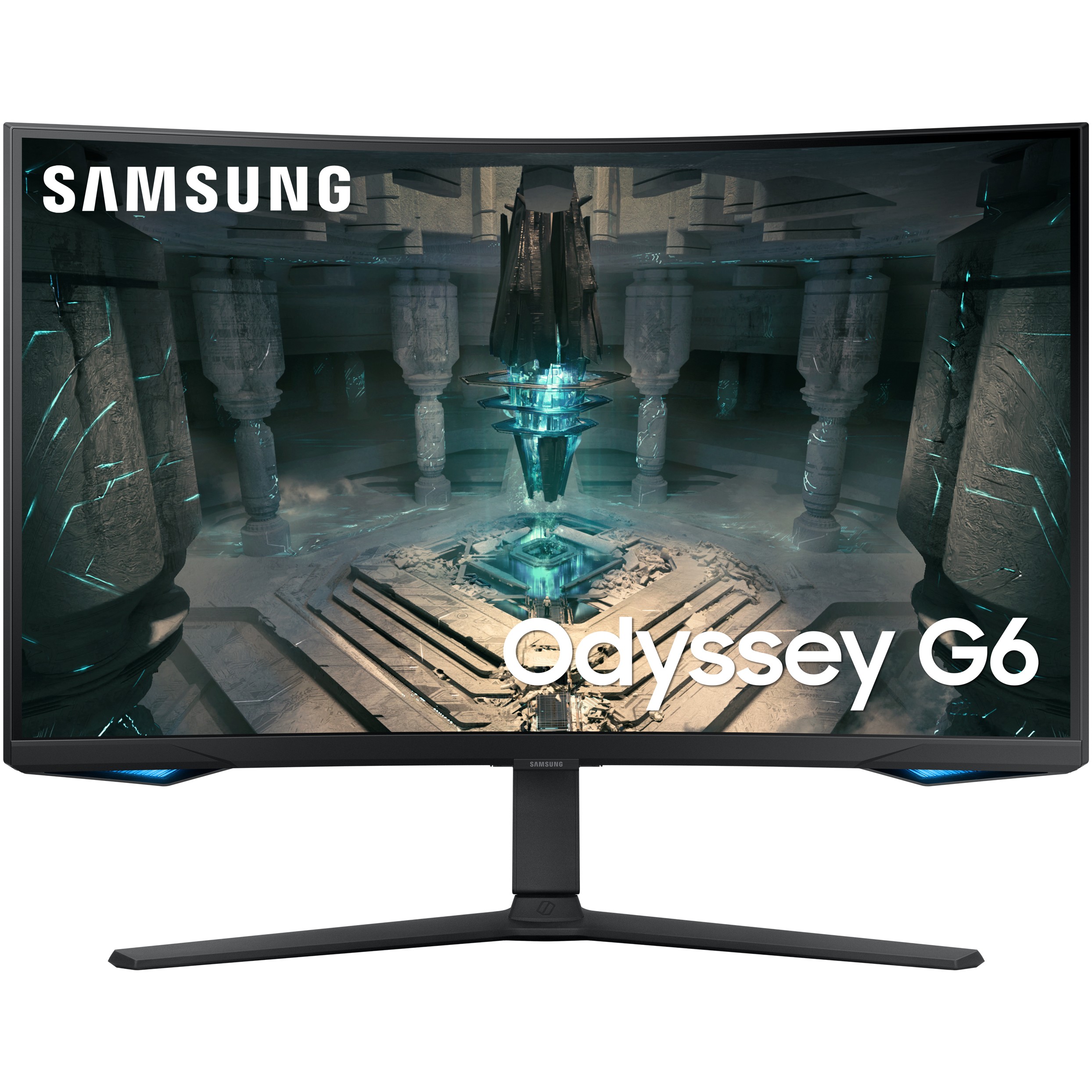 Monitor 81.3cm/32'' (2560x1440) Samsung Odyssey G6 S32BG650EU 16:9 1ms 2xHDMI DisplayPort VESA Pivot Speaker QHD 240Hz Curved Gaming Black