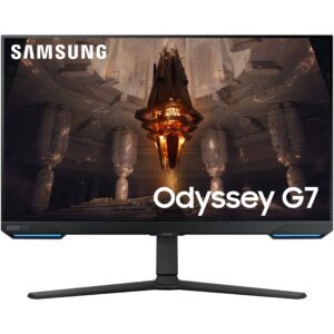 Monitor Gaming 80cm/32'' (3840x2160) Samsung Odyssey G7 S32BG700EU 16:9 1ms IPS HDMI 2xDisplayPort VESA Pivot Zëdhënës 4K 144Hz Gaming Zi