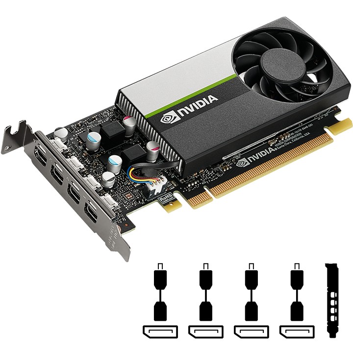 Kartelë grafike NVIDIA PNY Quadro T1000 4GB GDDR6 Low Profile - Figura 5