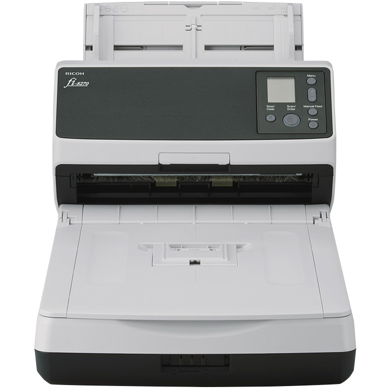 Skaner RICOH fi-8270 / A4 / Document Scanner with ADF / Duplex & Flatbed USB 3.2 LAN - Bardhë