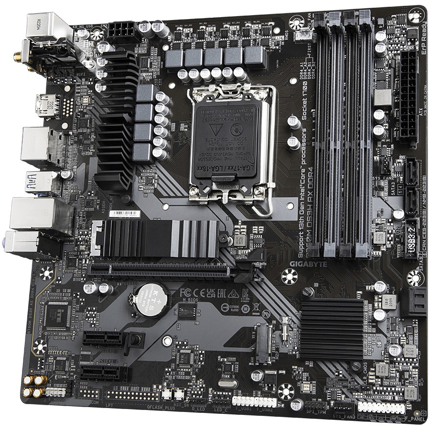 Pllakë Amë MB Intel Gigabyte B760M DS3H AX / LGA 1700 / DDR4 / HDMI+DP - Figura 3