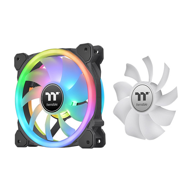 Ftohës për Kasë Thermaltake SWAFAN 14 RGB / 140mm / Radiator Fan / TT Premium Edition / 3-Pack – Zezë