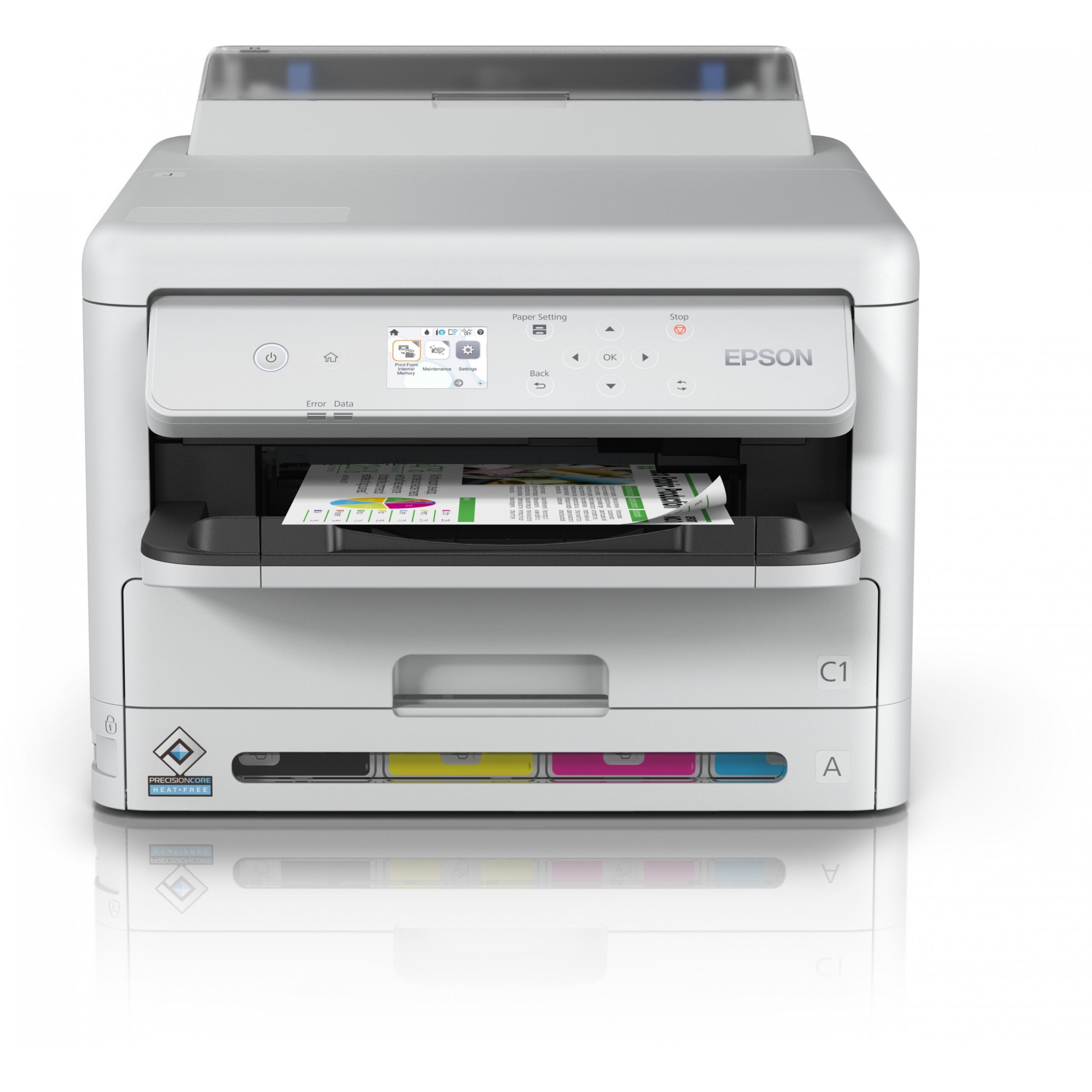 Printer Epson WorkForce Pro WF-C5390DW Inkjet / A4 / LAN / Wi-Fi - Bardhë / Zezë - Figura 2