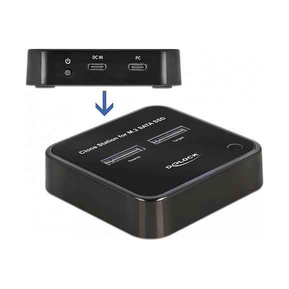 Docking Station DeLOCK SSD / USB-C / 2 x M.2 Card Slots - Figura 3