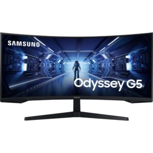 Monitor Samsung Odyssey G55T / 34''/ UWQHD VA Curved / 165Hz / 1ms / HDMI+DP - Zezë