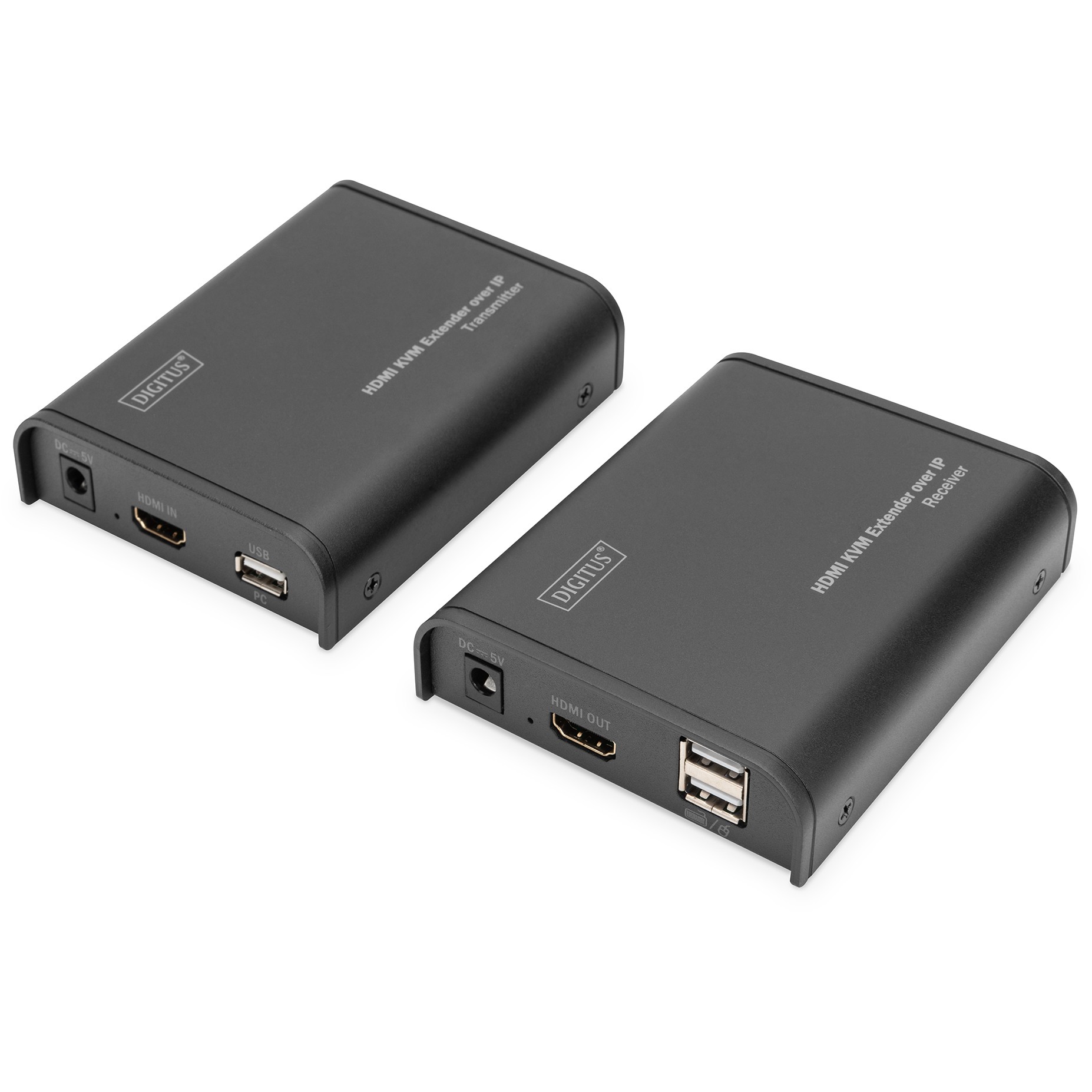 Kabllo HDMI Digitus DS-55202 HDMI IP KVM-Extender Set FullHD/60Hz 120m